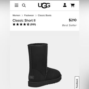UGG classic short II